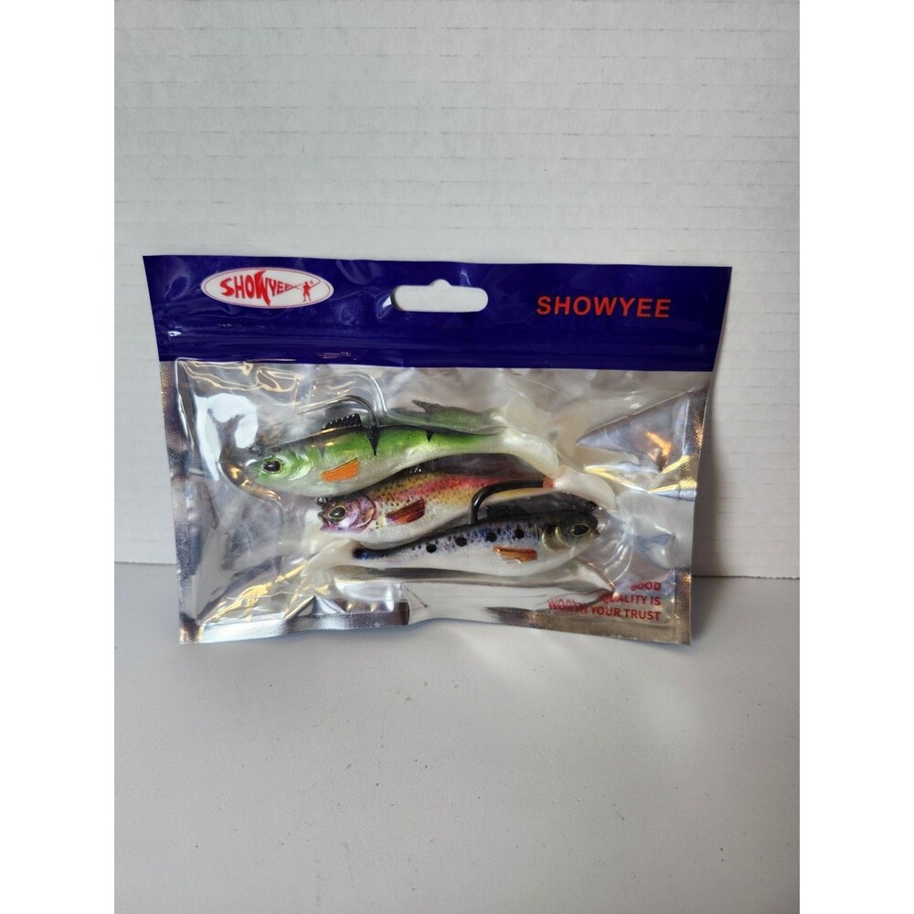 Showyee 4" Jig Head Soft Lures